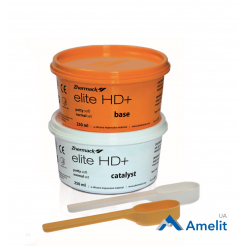 Відбиткова маса Elite HD+ Putty Soft Normal Set (Zhermack), набір: база 250 мл + каталізатор 250 мл 